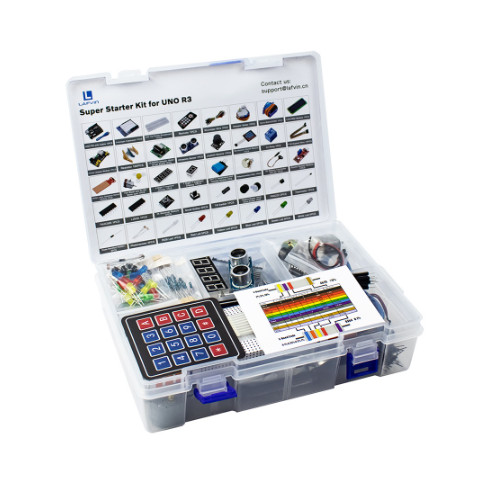 Ready Arduino Super Starter Kit/ชุดการเรียนรู้สําหรับโครงการ Arduino Uno R3 Arduino พร้อมการสอน