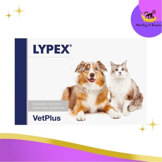 exp07/2026 Vetplus Lypex ไลเป็กซ์ สำหรับสุนัข-แมว บรรจุ 60 เม็ด