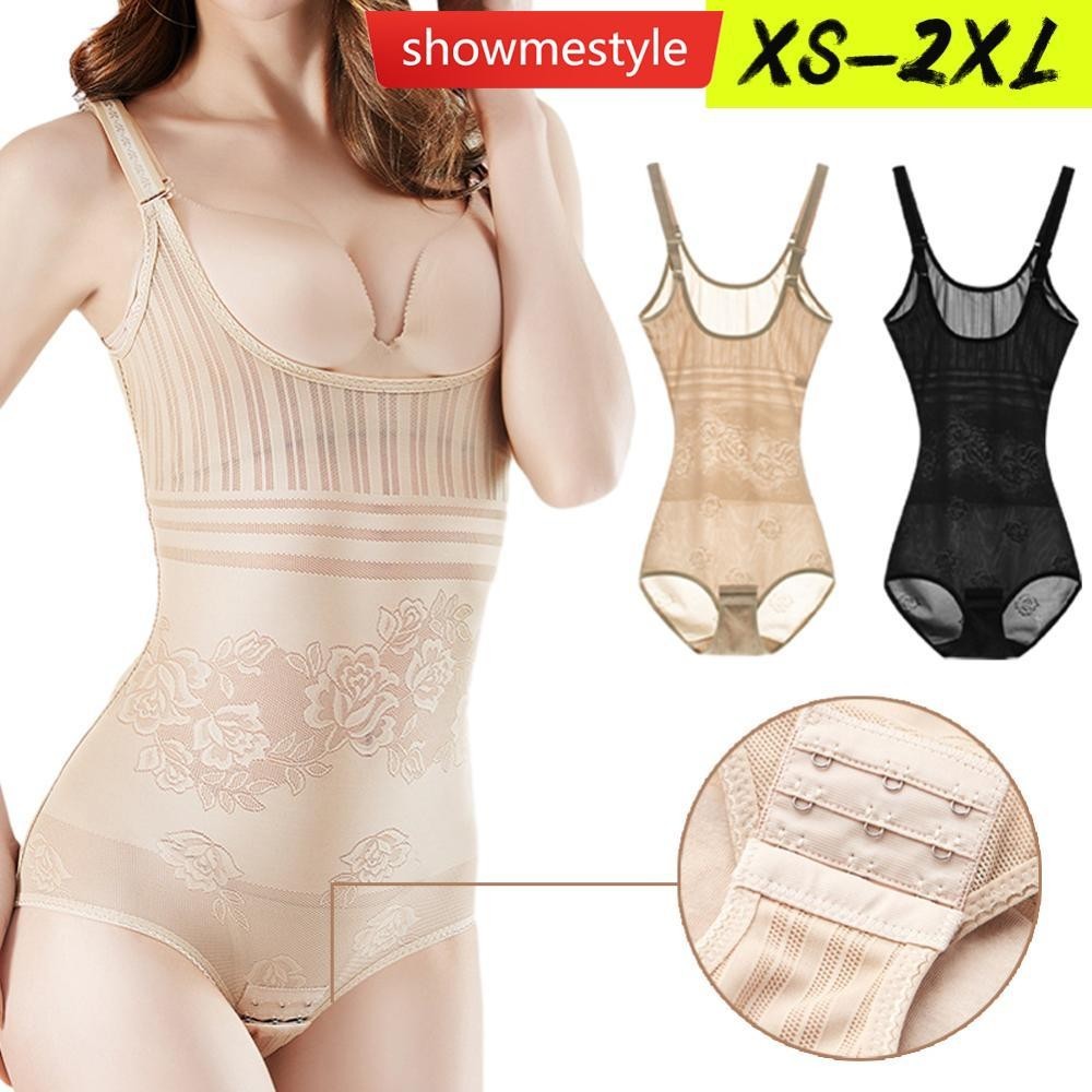 Sms ชุดบอดี้สูท กระชับสัดส่วน หลังคลอด ควบคุมหน้าท้อง สะโพก ก้น ยกเอว รัดตัว ชุดชั้นใน จั๊มสูท สําหร