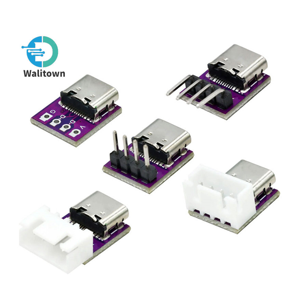 Type-c Female Test Board สองด ้ าน Reversible USB3.1 High-current Power Adapter Board