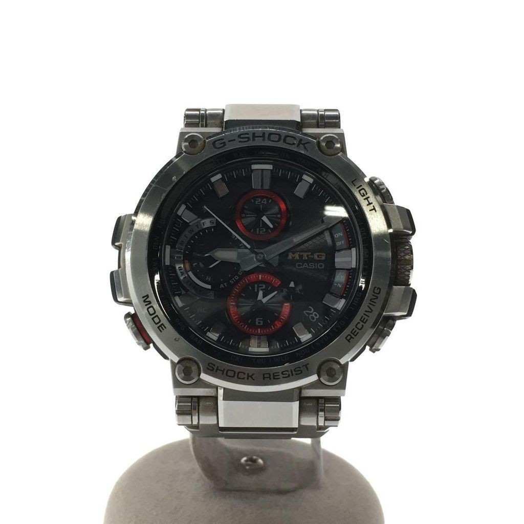 นาฬิกาข้อมืออะนาล็อก CASIO G-Shock สายสแตนเลส พลังงานแสงอาทิตย์ สีเทา จากญี่ปุ่น สําหรับผู้ชาย
