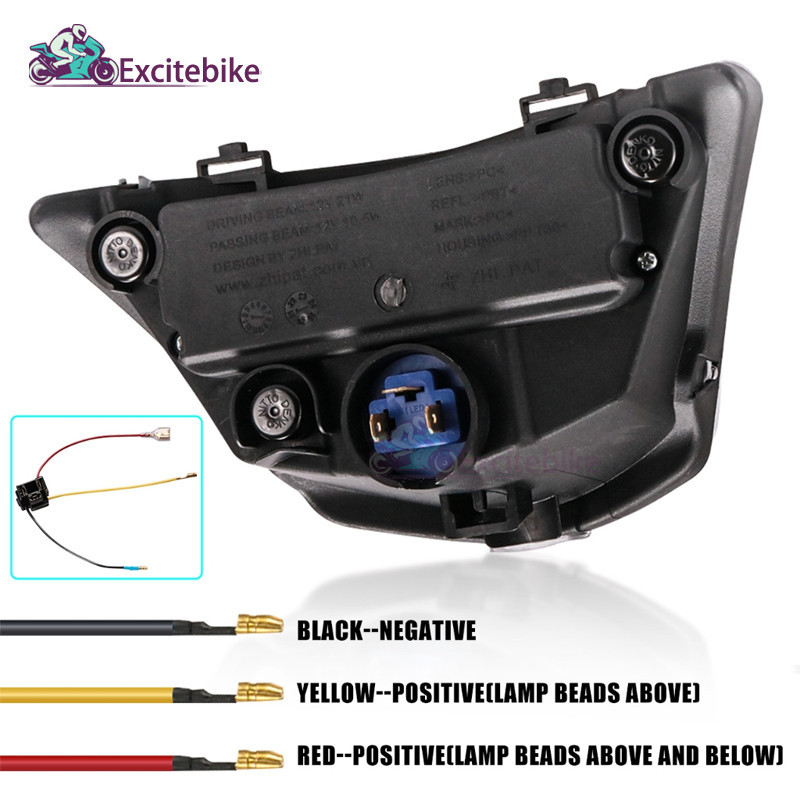 หลอดไฟหน้า LED LC135 V1 Exciter 135 Spark 135i Jupiter mx135 LED HEAD LAMP SMOKE HEADLAMP - รูปที่ 4