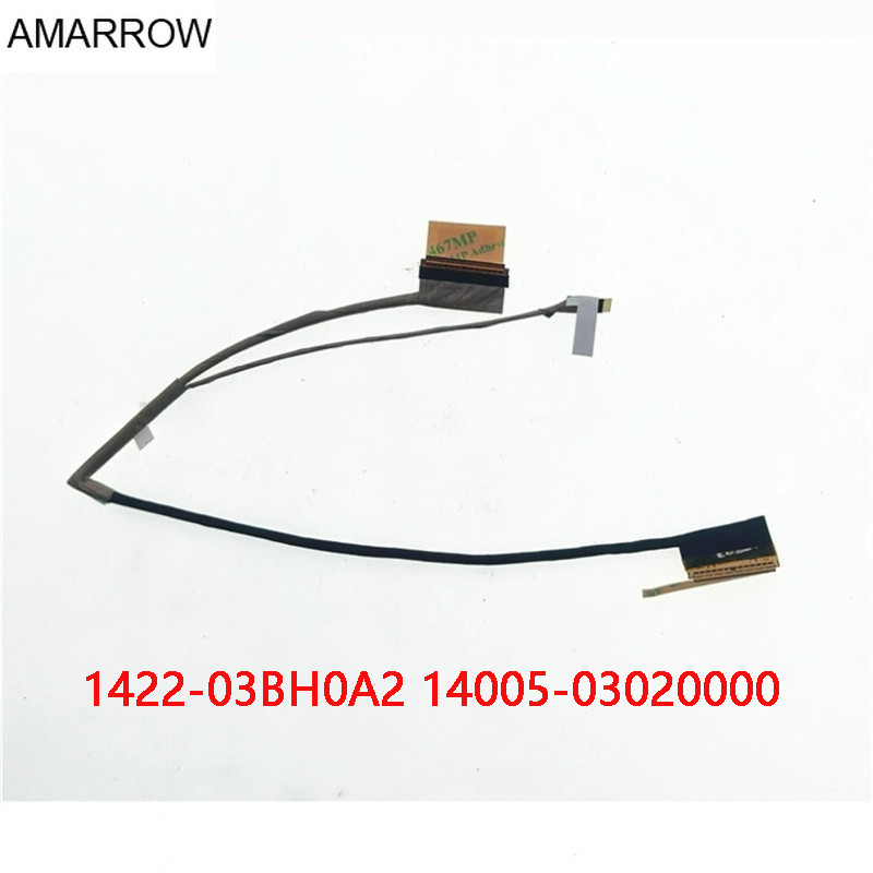 สายเคเบิลหน้าจอแล็ปท็อป LCD LCD LCD สําหรับ ASUS ROG Zephyrus S GX502GW GX502GV GX502G 1422-03BH0A2 