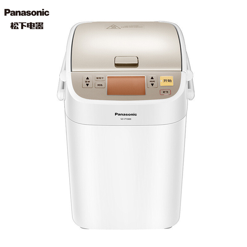 ♞,♘,♙Panasonic เครื่องทำขนมปังหน้าแรก SD-P1000 อัตโนมัติอัจฉริยะมัลติฟังก์ชั่นนวดแป้งหมักขนมปังนึ่ง
