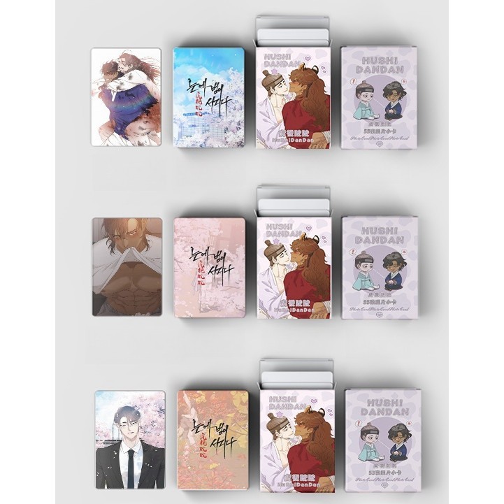 50-55pcs Manga Manhwa Laser Holographic Lomo Cards The tamed tiger Debut or Die Character The Founder of Diabolism Countryhumans 4 WEEK LOVERS Photocards Hologram Postcards cheap items CX