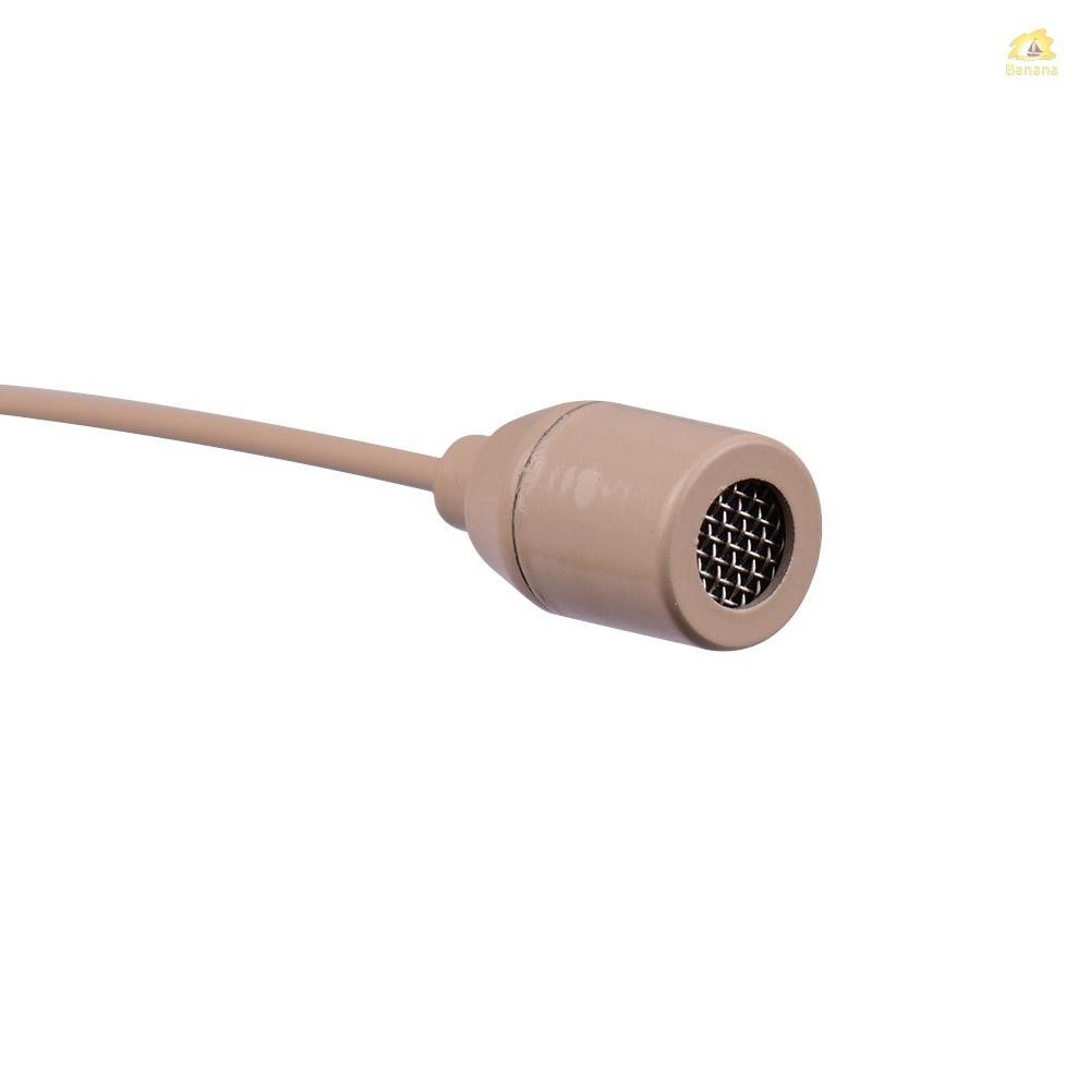 ชุดหูฟังไมโครโฟนคอนเดนเซอร์ น้ําหนักเบา ปลั๊ก XLR 4-pin สําหรับเครื่องส่งสัญญาณไร้สาย