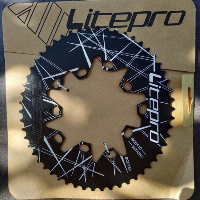 Chainring LITEPRO OVAL 54T BCD 110 / 130 รุ่นใหม่