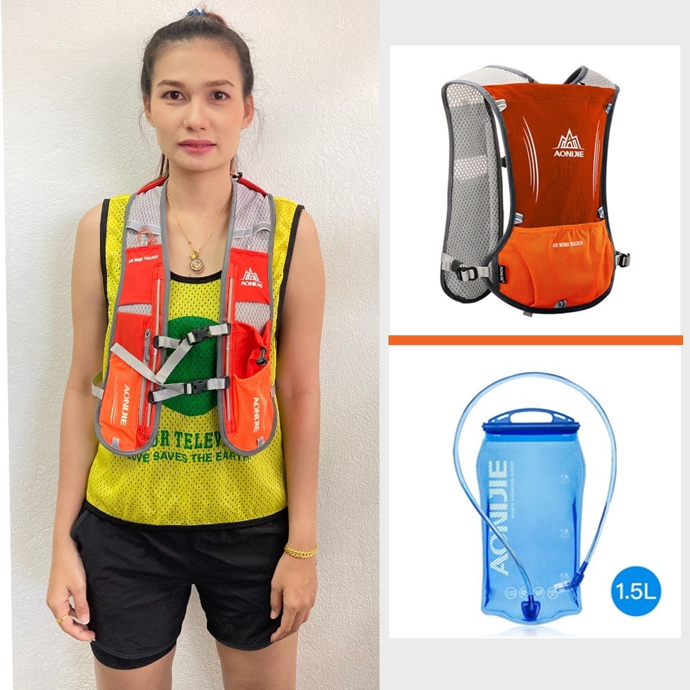 กระเป๋าล่องหน เป้น้ำ Aonijie เป้น้ำวิ่งเทรล Half Marathon, Full Marathon (B1)