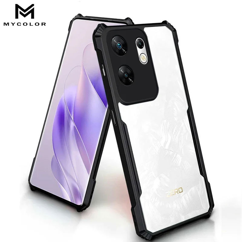 เคสกันกระแทกสําหรับinfinix Zero 30 20 8 Smart HD 8 6 Plus 2021 2023 5G 4G 2024 ปลอกอะคริลิคโปร่งใส