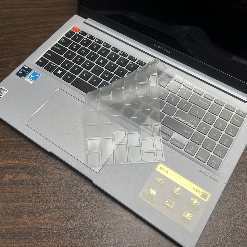 แผ่นซิลิโคนครอบคีย์บอร์ดแล็ปท็อป 16 นิ้ว สําหรับ ASUS Vivobook 16x M1603Q X1605 M1605Y N7601 Vivobook 15 M1503Q M1502 X1502ZA X1502Z A1502 K3502Z
