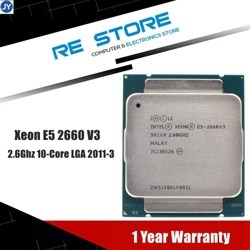【พร้อมส่ง】ซ็อกเก็ตโปรเซสเซอร์ Intel Xeon e5 2660 v3 sr1xr 2.6GHz 10 core 105W LGA 2011-3 CPU e5 2660v3