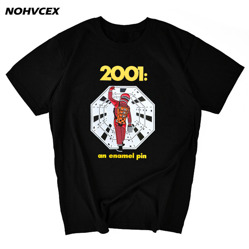 2001 A Space Odyssey ฤดูร้อนพิมพ์เสื้อยืดผ้าฝ้ายผู้ชาย T เสื้อ Tops Tee