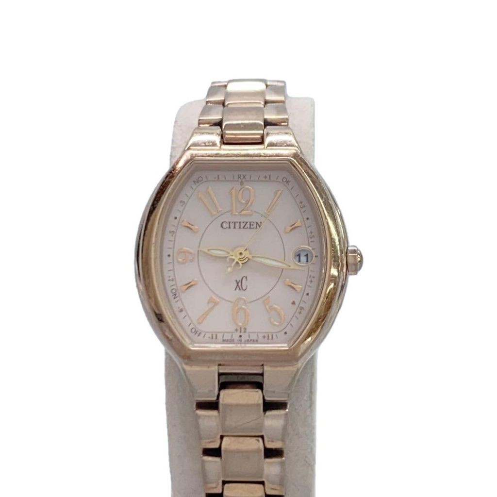 CITIZEN Women's Watch XC Radio Controlled Eco-Drive Quartz Analog Stainless Steel H060-T024670 Direc