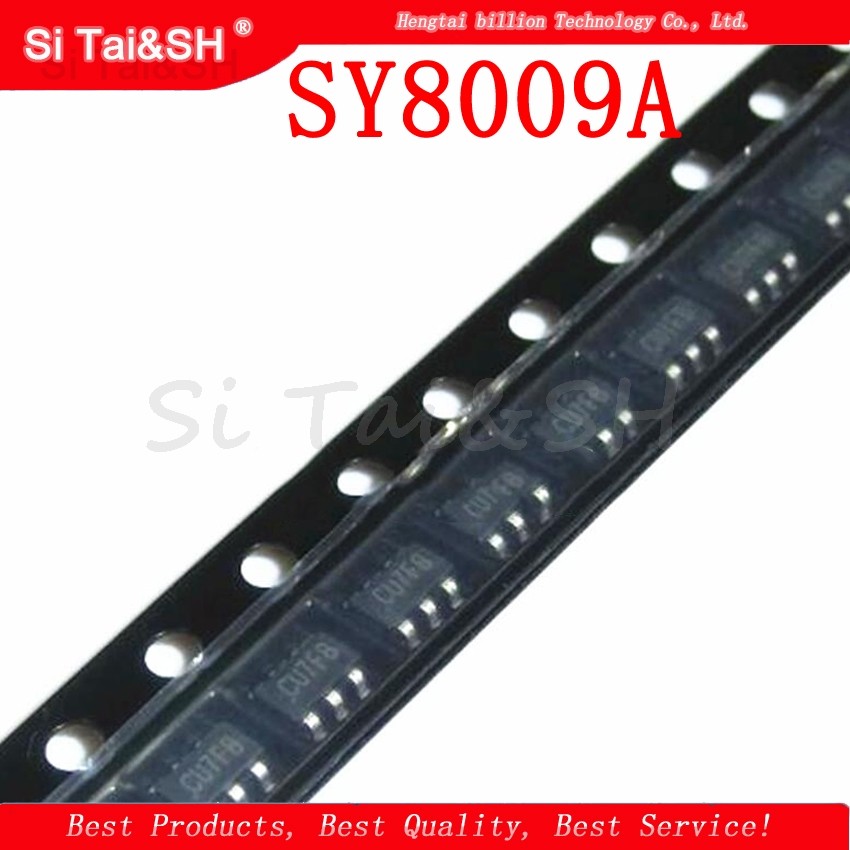 10pcs SY8009AAAC SY8009A SY8009 SOT23-5 1.5A ADJ DC-DC buck regulator ใหม่และต้นฉบับ
