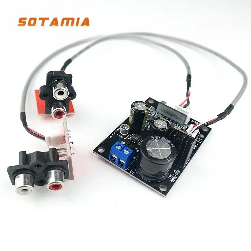 Sotamia MM MC ไวนิล Phono Preamplifier Phono เครื่องขยายเสียง Turntable Preamp Audio Board แหล่งจ่ายไฟเดี่ยวโฮมเธียเตอร์ Phonograp