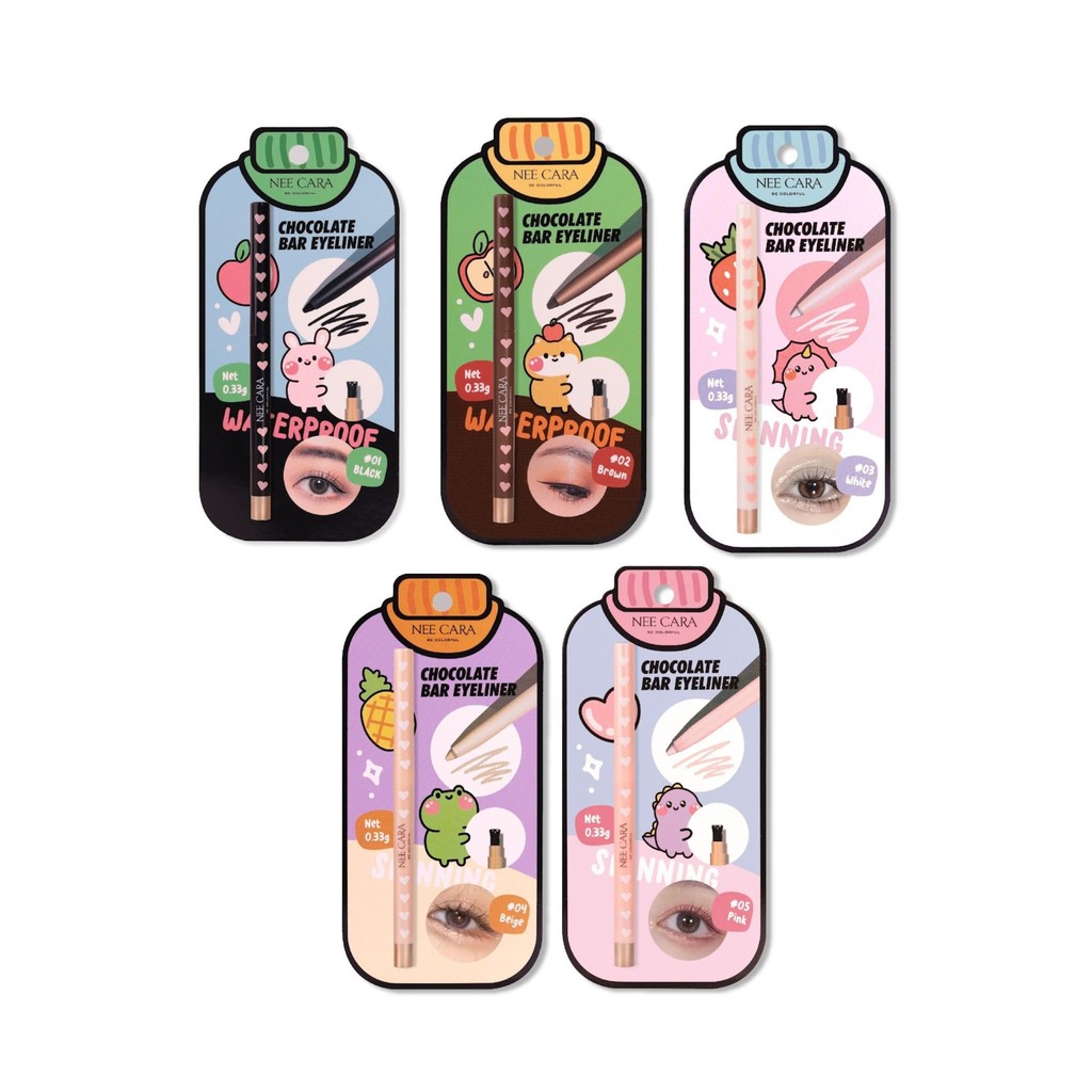 [Live ลด50%] Nee Cara Chocolate Bar Eyeliner #N367 นีคาร่า ช็อคโกแลต บาร์ อายไลเนอร์ x 1 ชิ้น alyst