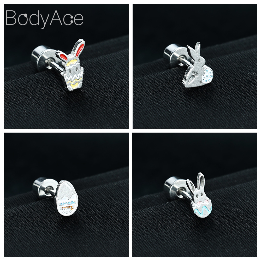 Bodyace Helix ต่างหู 1 Pc 20G เจาะหูกระดูกอ่อนสตั๊ดต่างหูด้ายภายในต่างหู Stianless Steel Ear Stud ราคา ถูกที่สุด ดีลบีเคเค แกลเลอรีภาพที่ 7