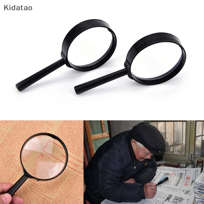 Kidatao 1 ชิ้นแว่นขยาย 60 มม.มือถือ 5X แว่นขยายมือถือ Low Vision อ่านใหม่