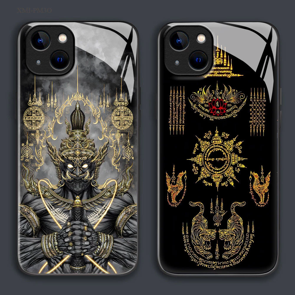 เคส For เคสแข็ง Xiaomi Mi 14T 13T 12T 11T Poco C75 C65 X6 X3 M3 M5S NFC Pro 5G เคสเสี่ยวมี่ เคสโทรศัพท์ Glass Case BLK