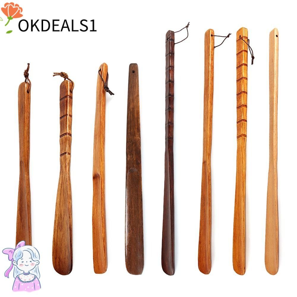 Dealshop แตรรองเท้า, ด้ามยาวพิเศษแขวน Shoehorn Lifter, Professional Easy on Easy Remover ไม้อาวุโสสวมรองเท้าเครื่องมือหญิงตั้งครรภ์ได้รับบาดเจ็บคน