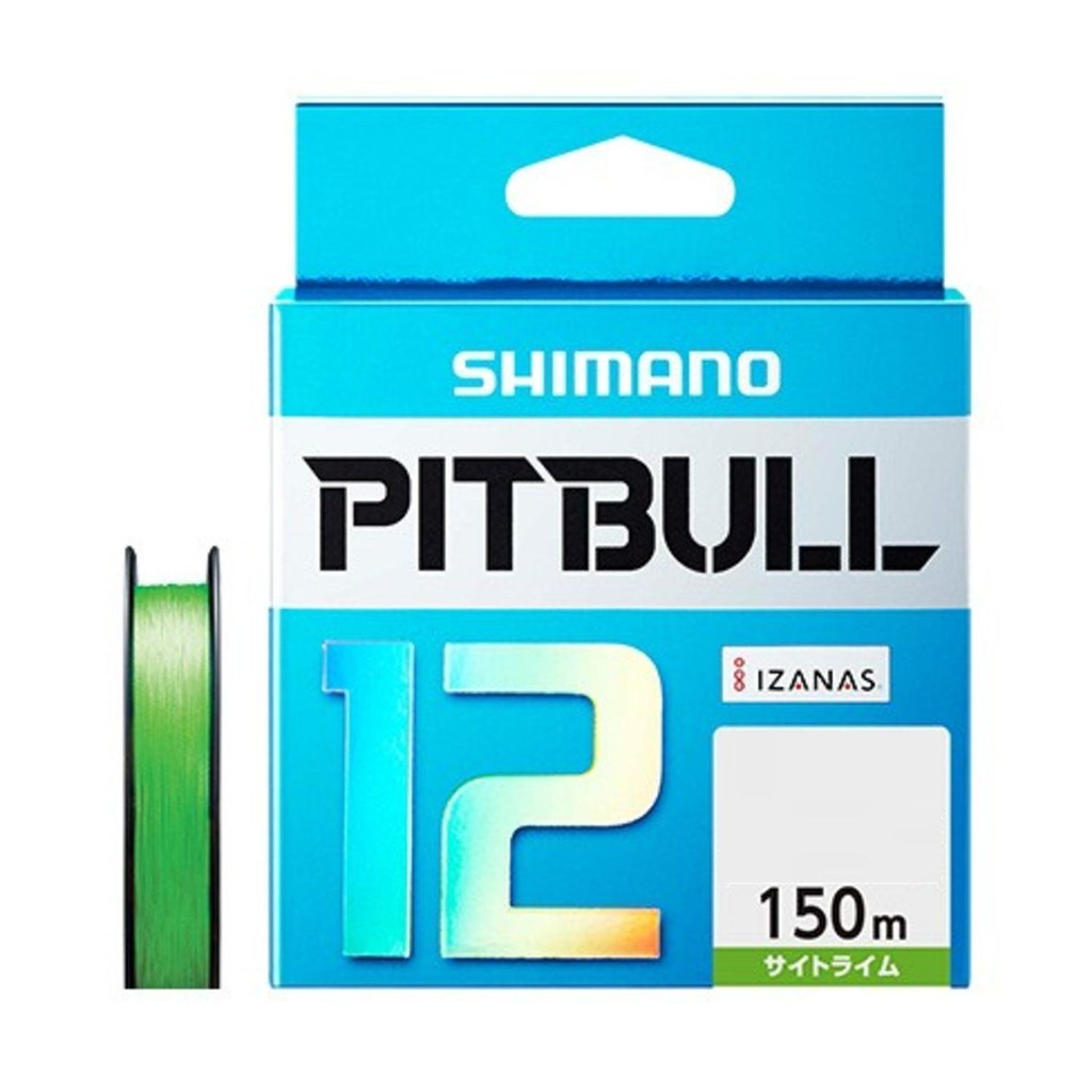 SHIMANO PE Line Pitbull 12-Strand 150m 0.6-2.0 No. Site Lime PL-M52R