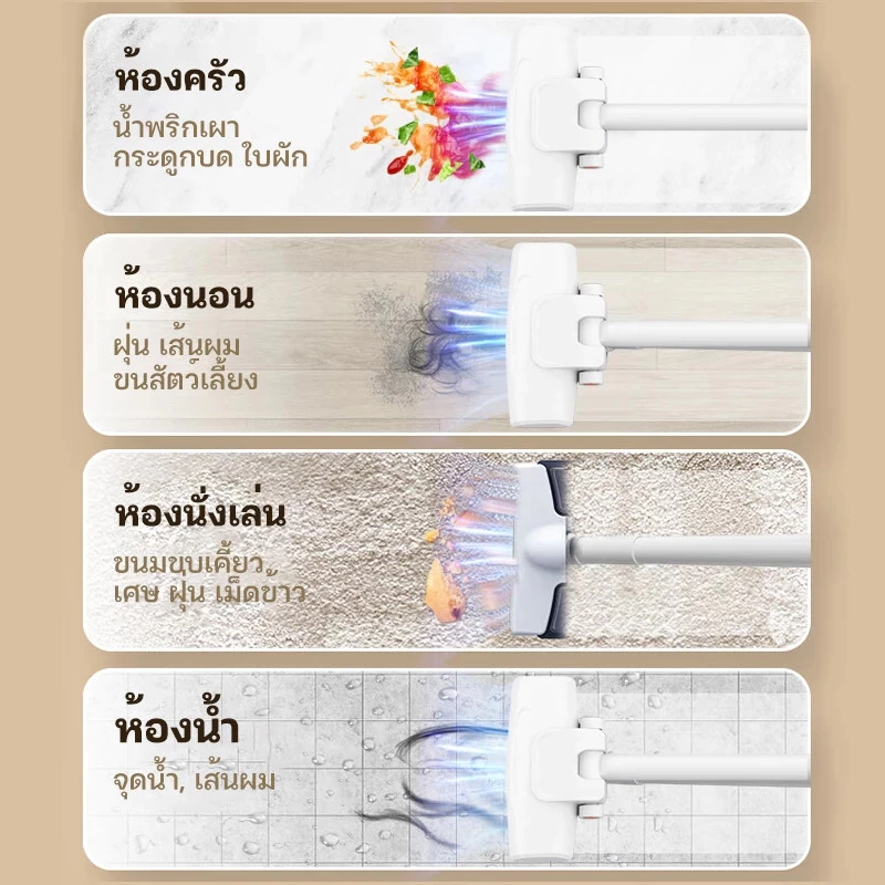 เครื่องดูดฝุ่นไร้สายพกพา Vacuum Cleaner thumbnail 8