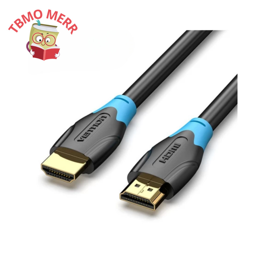 Vention สาย HDMI (4K Gold Plated) 1.5M - 3M - 5M สีดํา - ACC