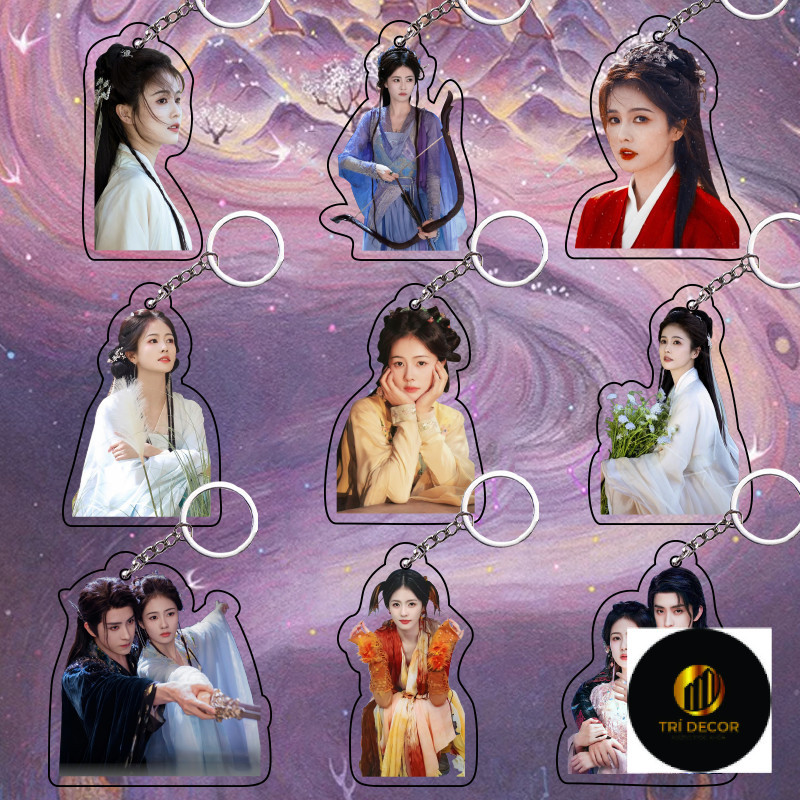 Bach Nguyet Pham Tinh Bach Loc Ngao Thuy Bang Moonlight Mystique Bai Lu Ao Ruipeng พวงกุญแจจี้อะคริล