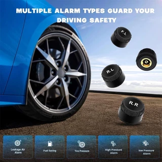ฟรี Usbusb Android Tpms รถความดันยางนาฬิกาปลุกระบบสําหรับรถยนต์เครื่องเล่น Android คําเตือนอุณหภูมิพร้อมเซ็นเซอร์สี่