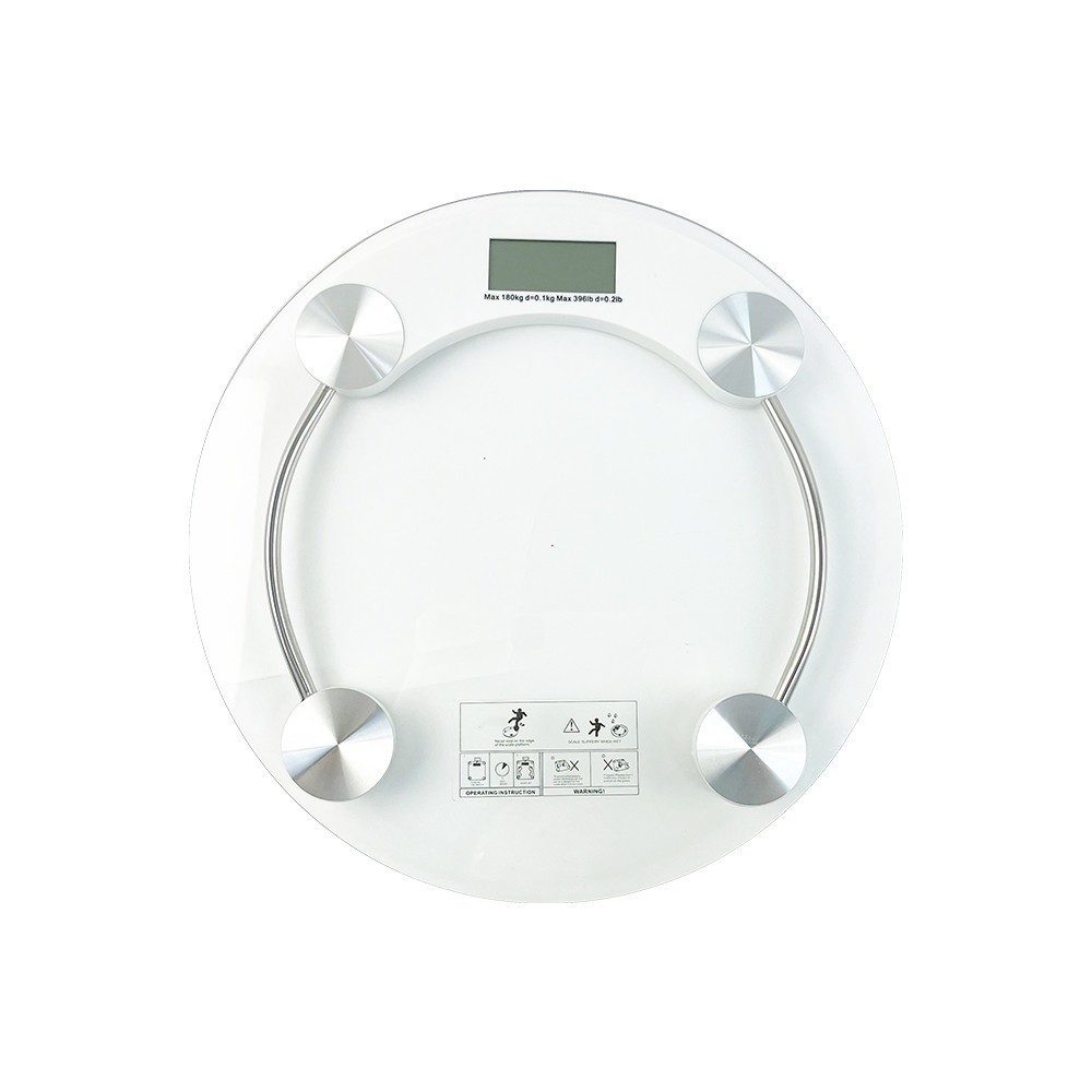 TP Primo เครื่องชั่งน้ำหนักดิจิตอล รุ่น BILLY ขนาด 33.x33x3 ซม. สีโปร่งใส