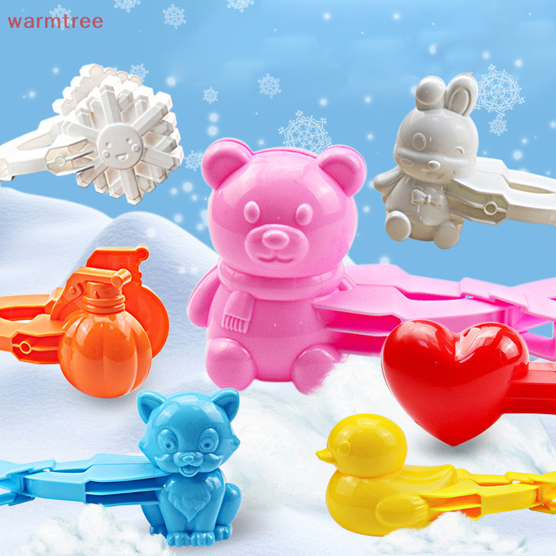 (warmtree) แม่พิมพ์ทําลูกบอลหิมะ รูปเป็ดหิมะ สร้างสรรค์ แฟชั่นฤดูหนาว สําหรับเด็ก และผู้ใหญ่