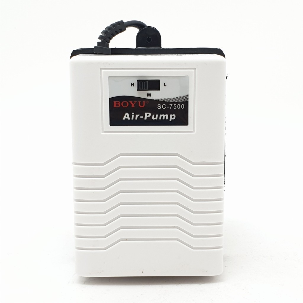 GlobalHouse ปั๊มลมตู้ปลา 2 ทาง  Boyu  รุ่น SC-7500 สินค้าของแท้คุณภาพดี