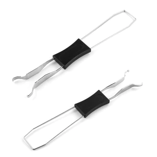 สวิตช์คีย์บอร์ดแบบกลไก Puller Steeless Keycaps Puller Body Extractor 2-in-1 สําหรับสวิตช์ปุ่มกด
