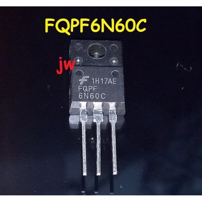 เครื่องมือชิ้นส่วน FQPF6N60C FQPF 6N60C FQPF6N60 6N60 6A 600V TO220 Mosfet