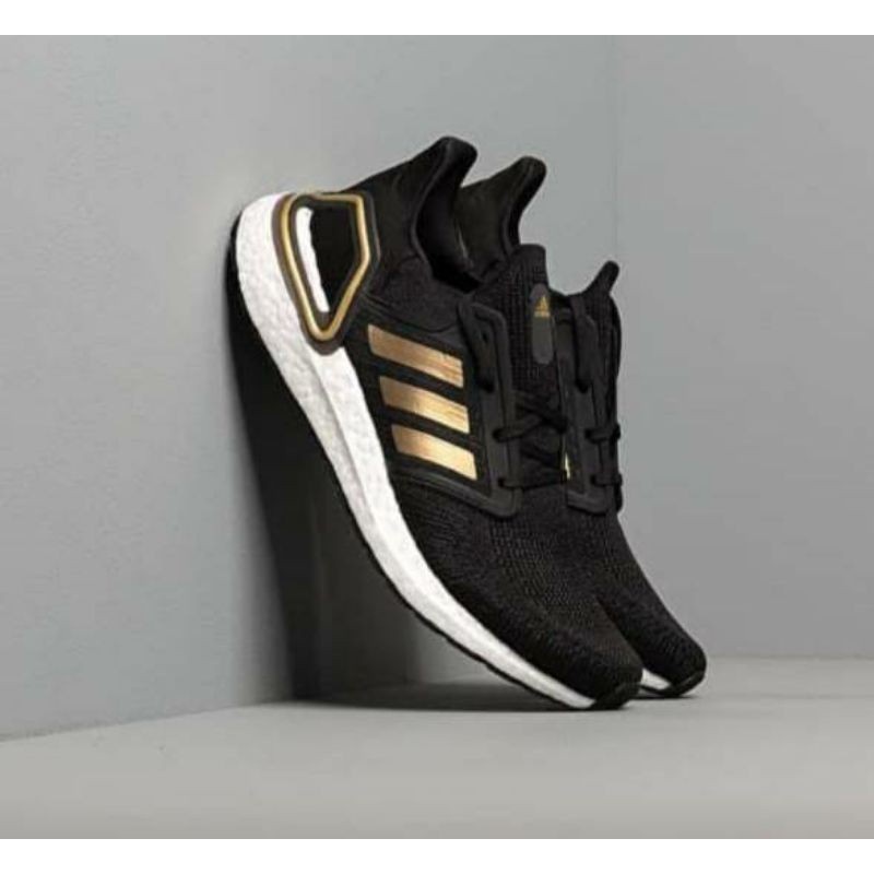 Adidas adidas ultra boost 20 core black gold