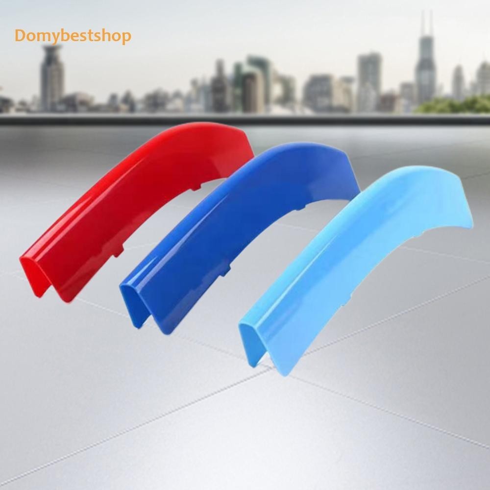 [Domybestshop.th] แถบตกแต่งกระจังหน้ารถยนต์ สามสี สําหรับ BMW 3 Series F30 E46 3 ชิ้น