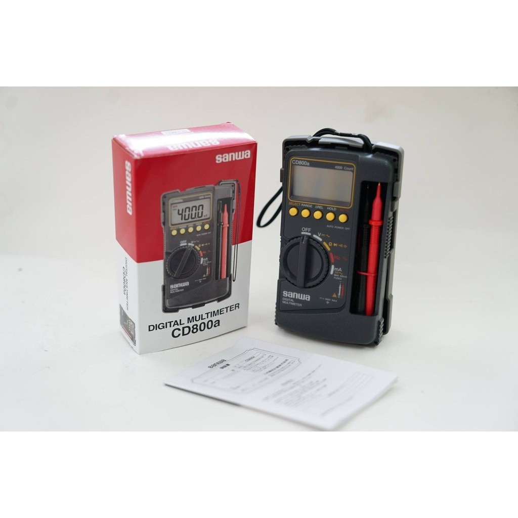 SANWA CD800a ดิจิตอลมัลติมิเตอร์ DIGITAL MULTIMETER ซันวา โอห์มดิจิตอล
