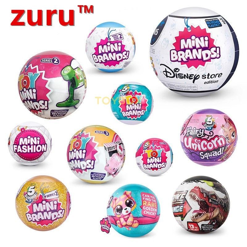 ตุ๊กตาเจ้าหญิงดิสนีย์ 5 Surprise Mini Brands By Zuru Second Generation Frozen ของเล่นสําหรับเด็ก
