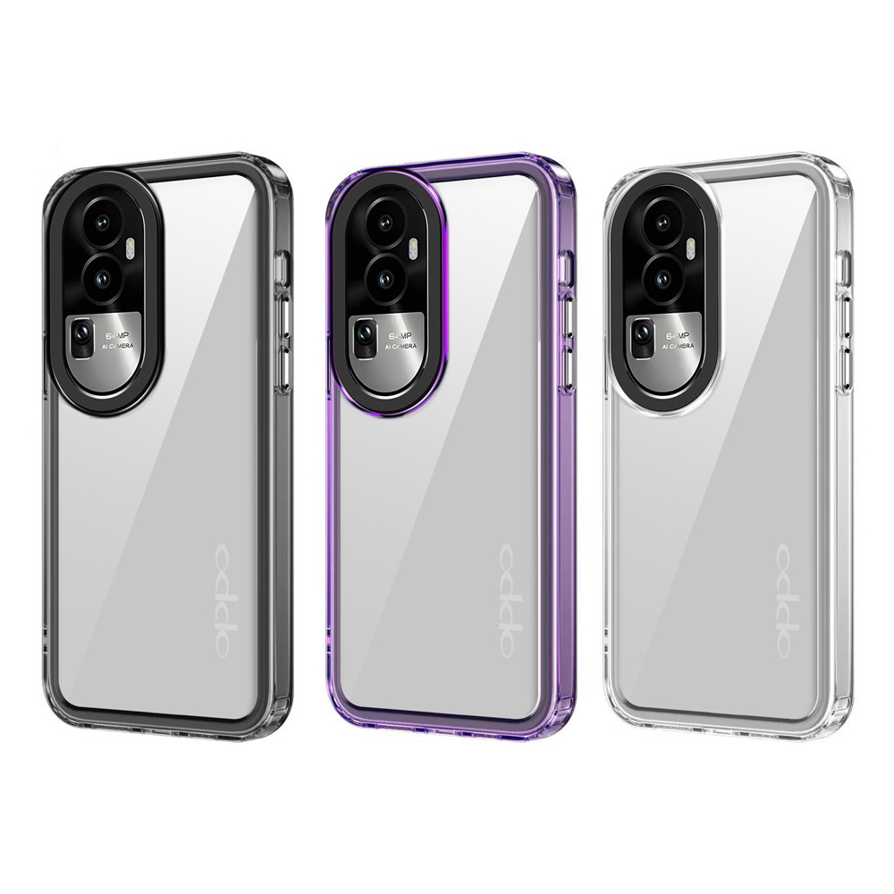เด็กผู้ชายผู้ชายอะคริลิใสถุงลมนิรภัยกันกระแทกเคสใสสําหรับoppo Reno 12 12F 11 11F 10 Pro 5G