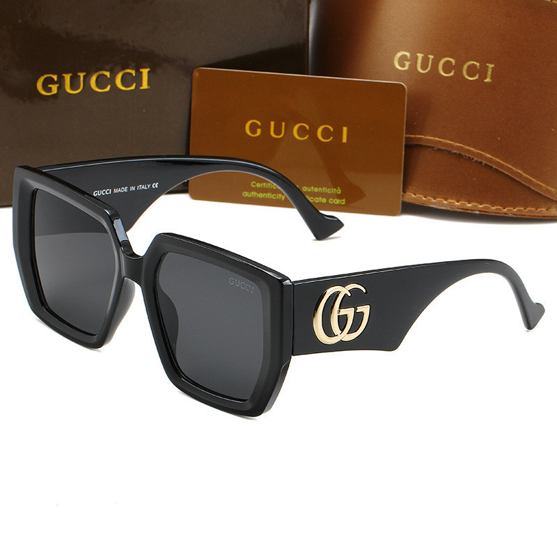 แว่นตากันแดด Gucci เหมาะกับเดินชายหาด แฟชั่นสําหรับผู้ชาย และผู้หญิง 2024