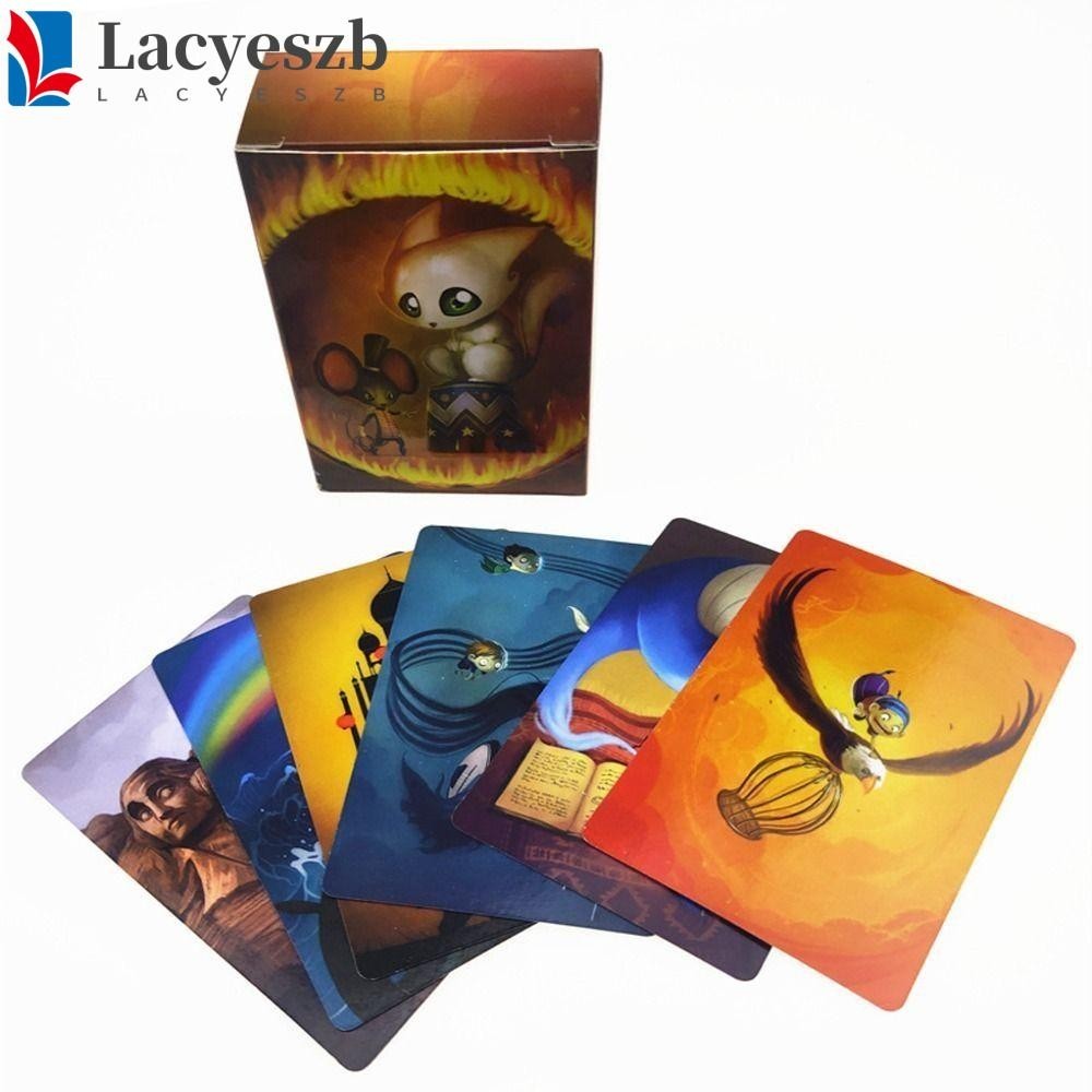 Lacyeszb DIXIT การ์ดเกมกระดาน เกมกระดาน การ์ดความทรงจํา Deck Odyssey Quest Daydreams ขนาดเล็ก สําหรั