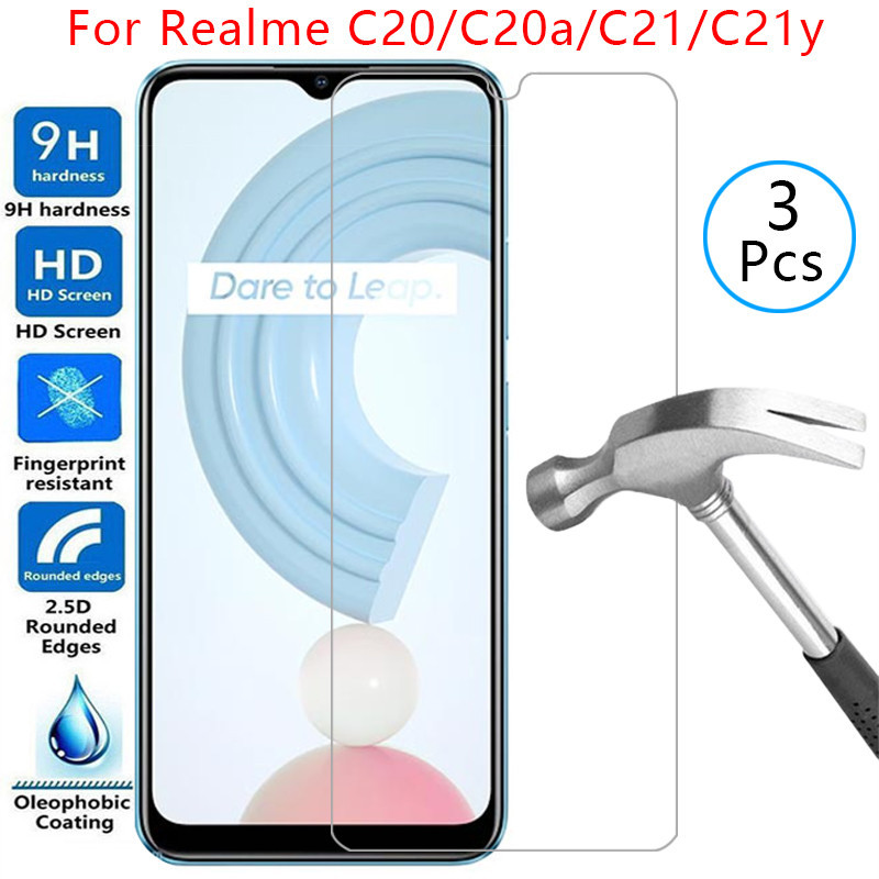 สําหรับ realme c20 c20a c21 c21y ฝาครอบกระจกนิรภัยบน realmec21 realmec21y c 20 20a 21 y 21y 21c c c 
