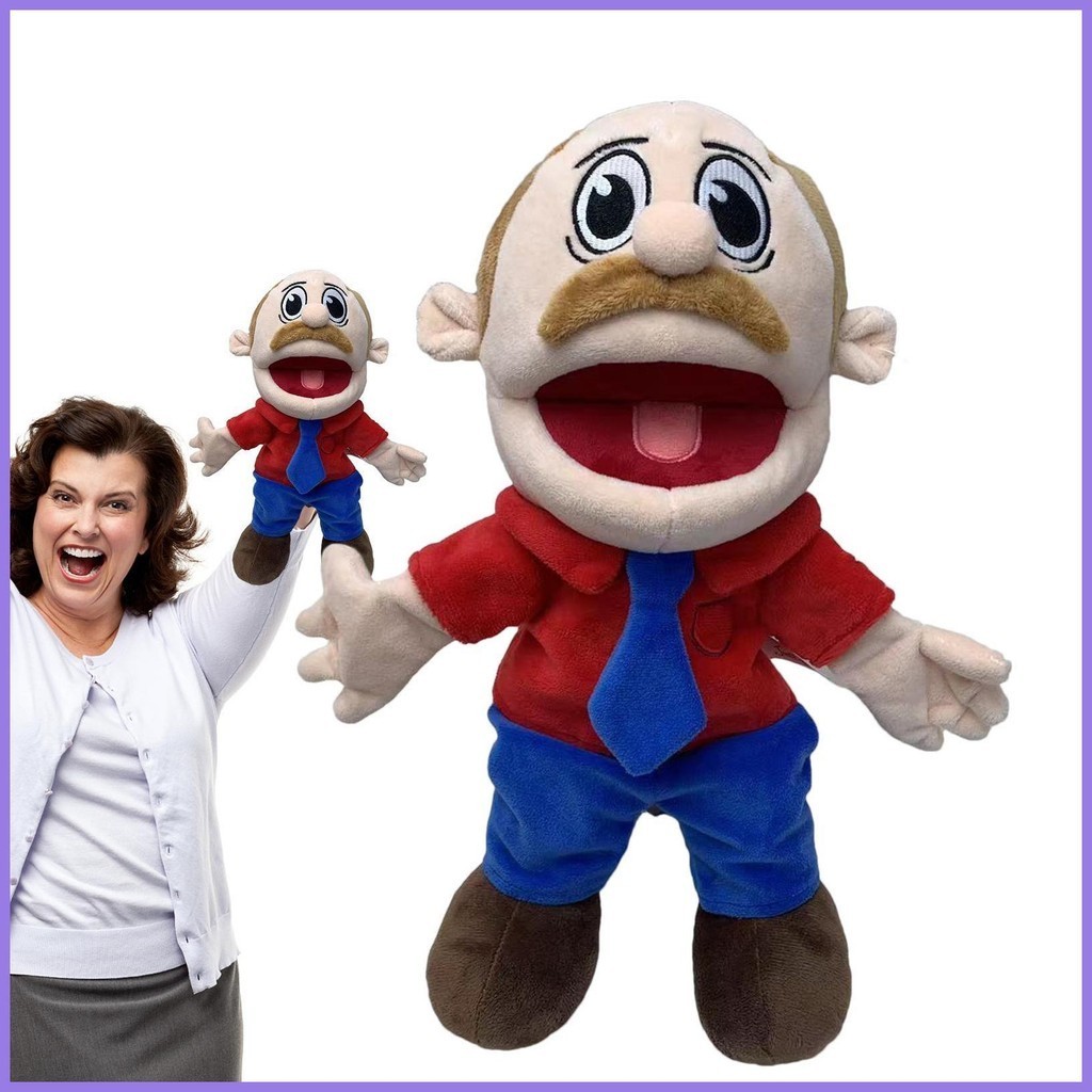 Jeffy หุ่นมือตุ๊กตาน่ารัก 17 นิ้ว สําหรับปาร์ตี้ฮาโลวีน