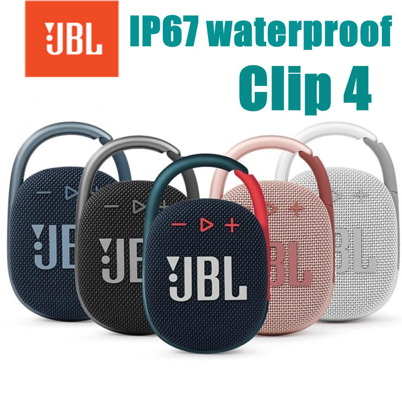【COD/พร้อมส่ง】Clip4 ลําโพงบลูทูธไร้สาย ขนาดเล็ก กันน้ํา รองรับการ์ด TF AUX FM สําหรับเล่นกีฬากลางแจ้ง