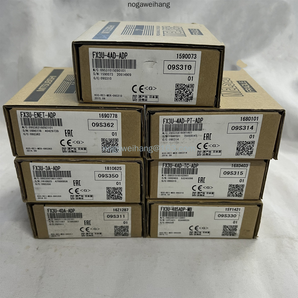 Mitsubishi FX3U-4AD 4DA ENET-ADP 4AD-PT 4AD-TC 3A 485ADP-MB เดิม