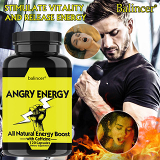 Balincer Angry energy Caffeine แคปซูล ไม่ใช้พลังงาน GMO รองร…