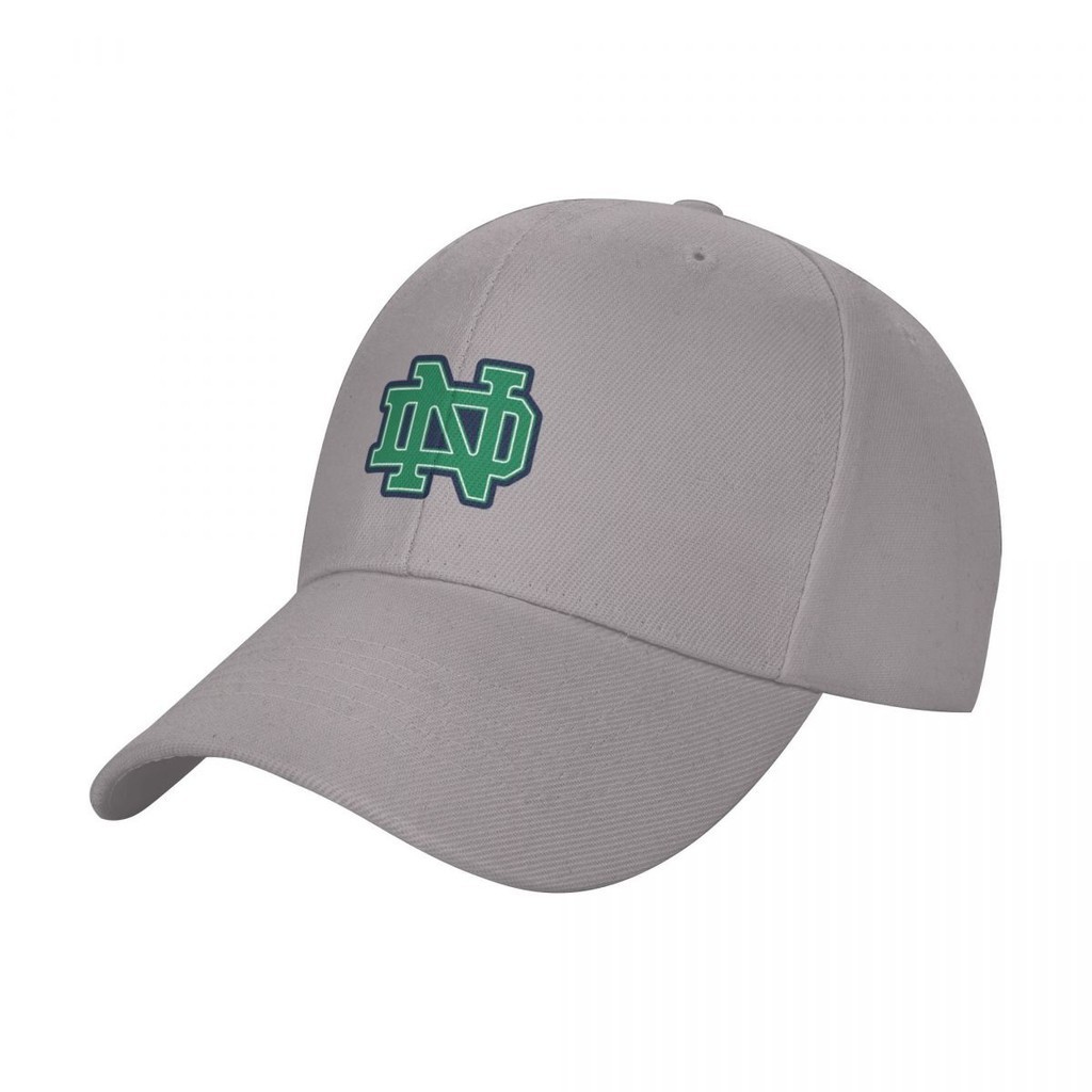 Notre Dame Fighting Irish สีทึบหมวกปีกโค้งเบสบอลหมวกโค้ง Brim หมวกหมวก Unisex กีฬากลางแจ้ง Sun หมวกป