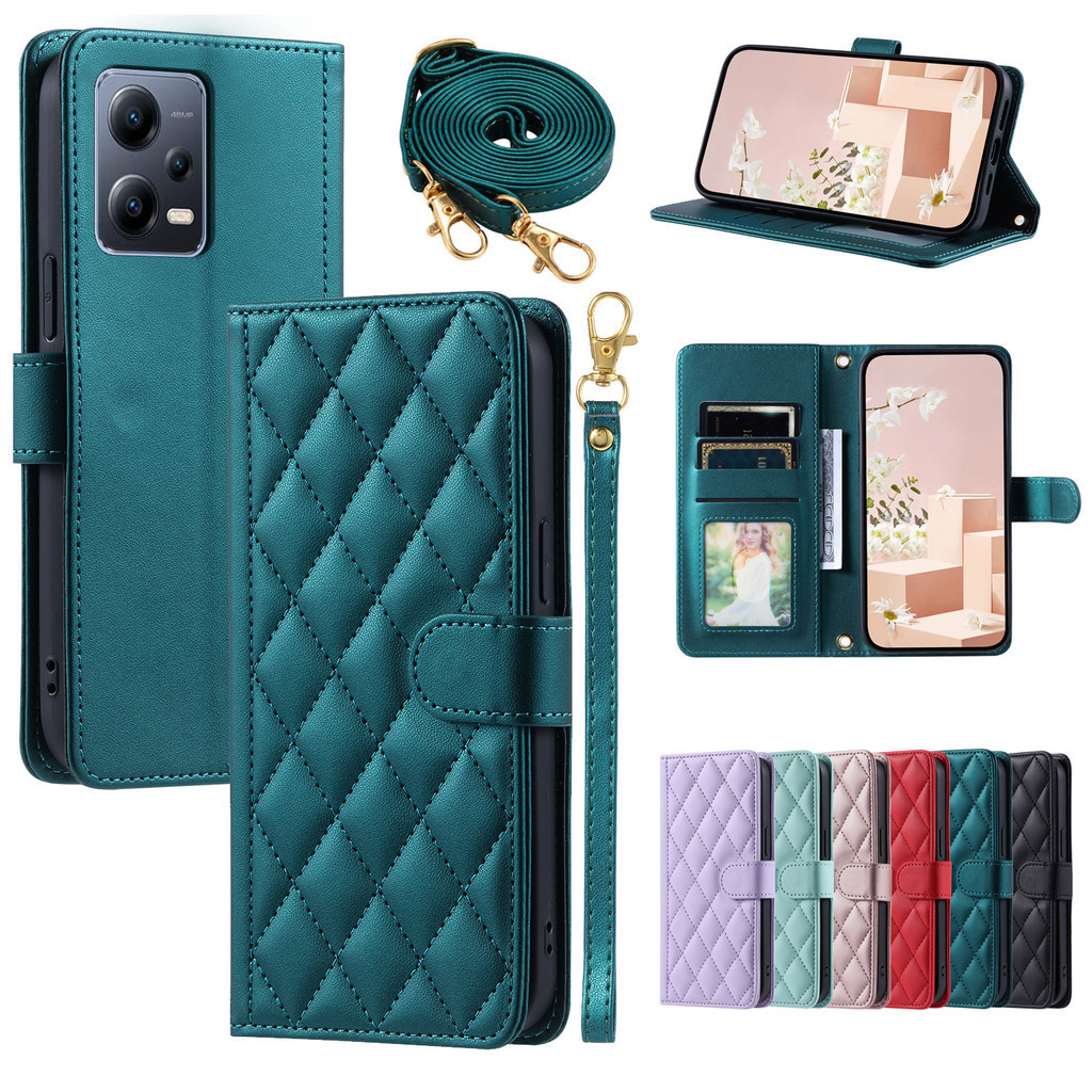 เคส Case for Vivo Y38 Y28 Y28s Y78 Y18 Y03 Y03t Y02s Y16 Y11 Y12s Y12A Y15 Y17 Y20 Y20sG Y20i Y22 Y22s Y35 Y27s Y27 Y36 Y100 5G วีโว่ V40 Pro 5G V30e V2026/V2027/V2029/V2043/1906 เคสโทรศัพท์หนังฝาพับพร้อมช่องใส่บัตรสําหรับ Flip Cover Leather Sling Strap