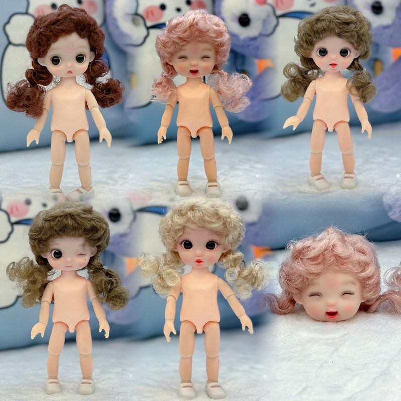 ตุ๊กตาเจ้าหญิงจําลอง 3D 1/8 16 ซม. หลายข้อต่อ Bjd ของขวัญ ของเล่นสําหรับเด็ก