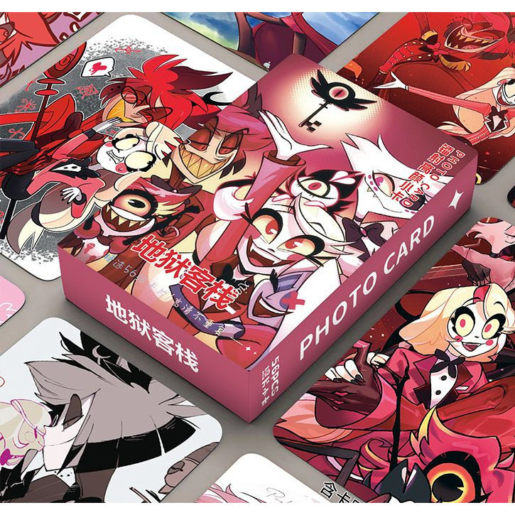 【จัดส่ง 24 ชั่วโมง】การ์ดเลเซอร์ Hazbin Hotel Laser card Alastor Angel Dust Charlie Morningstar Vaggi
